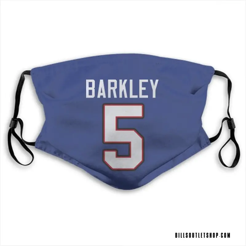 Buffalo Bills Matt Barkley Royal Blue Reusable & Washable Face Mask