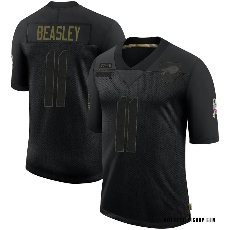 Men s Buffalo Bills Cole Beasley Black Limited 2020 Salute To Service Jersey By Nike