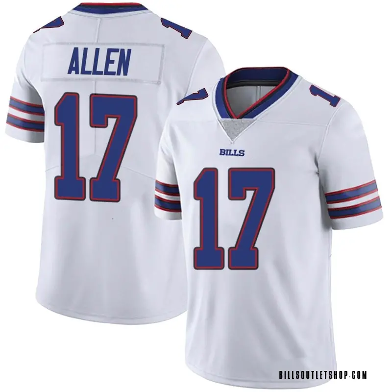 Men\'s î€€Buffaloî€ î€€Billsî€ Josh Allen White Limited Color Rush Vapor ...