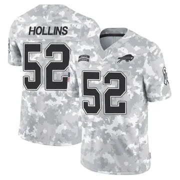 Men's Buffalo Bills Justin Hollins Arctic Camo Limited 2024 Salute to Service Jersey By Nike