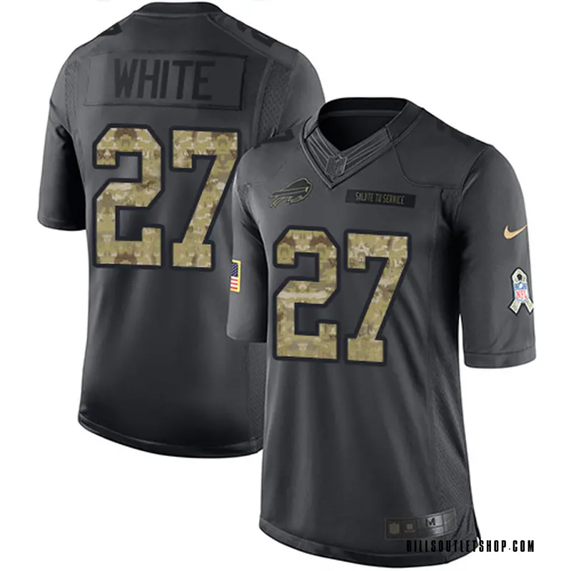 white salute to service jersey