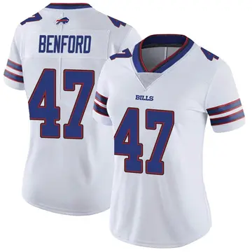 Women's Buffalo Bills Christian Benford White Limited Color Rush Vapor Untouchable Jersey By Nike