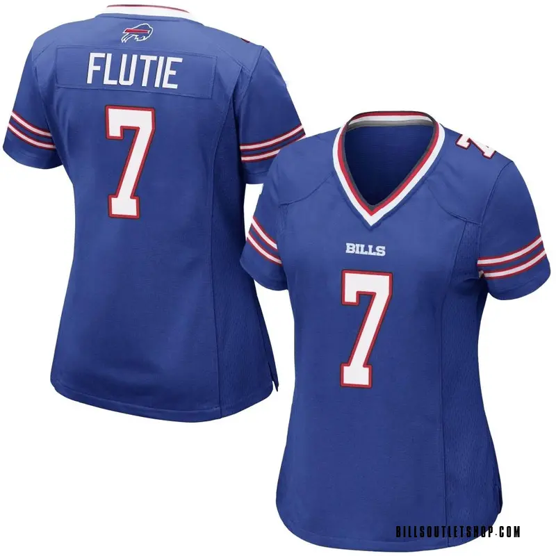 Women's Buffalo Bills Doug Flutie Royal Blue Game Team Color Jersey By Nike