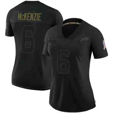 Women's Buffalo Bills Isaiah McKenzie Black Limited 2020 Salute To Service Jersey By Nike