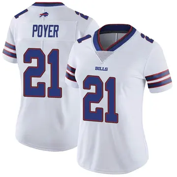 Women's Buffalo Bills Jordan Poyer White Limited Color Rush Vapor Untouchable Jersey By Nike