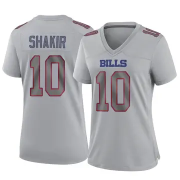 Women's Buffalo Bills Khalil Shakir Gray Game Atmosphere Fashion Jersey By Nike
