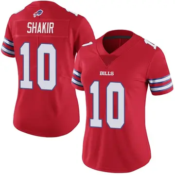 Women's Buffalo Bills Khalil Shakir Red Limited Color Rush Vapor Untouchable Jersey By Nike