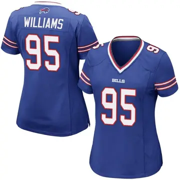 Women's Buffalo Bills Kyle Williams Royal Blue Game Team Color Jersey By Nike