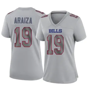 Women's Buffalo Bills Matt Araiza Gray Game Atmosphere Fashion Jersey By Nike