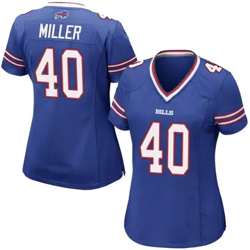 Women's Buffalo Bills Von Miller Royal Blue Game Team Color Jersey By Nike