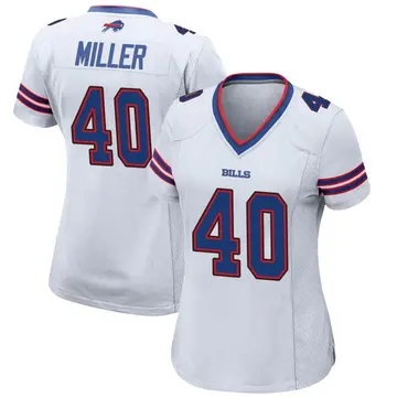 Women's Buffalo Bills Von Miller White Game Jersey By Nike