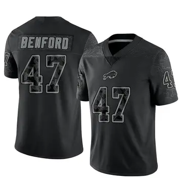 Youth Buffalo Bills Christian Benford Black Limited Reflective Jersey By Nike