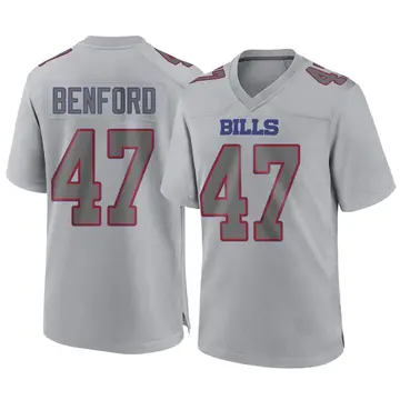 Youth Buffalo Bills Christian Benford Gray Game Atmosphere Fashion Jersey By Nike
