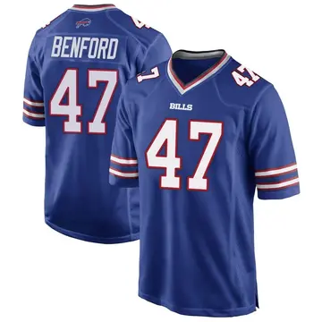 Youth Buffalo Bills Christian Benford Royal Blue Game Team Color Jersey By Nike