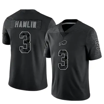 Youth Buffalo Bills Damar Hamlin Black Limited Reflective Jersey By Nike