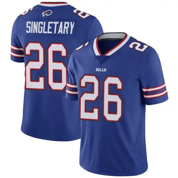 Youth Buffalo Bills Devin Singletary Royal Limited Team Color Vapor Untouchable Jersey By Nike