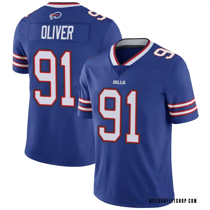 Youth Buffalo Bills Ed Oliver Royal Limited 100th Vapor Jersey By Nike