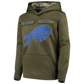 nike buffalo bills salute to service ko pullover performance hoodie