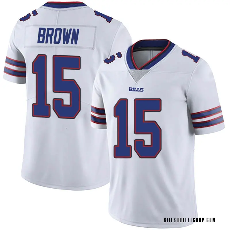 Youth Buffalo Bills John Brown White Limited Color Rush Vapor Untouchable Jersey