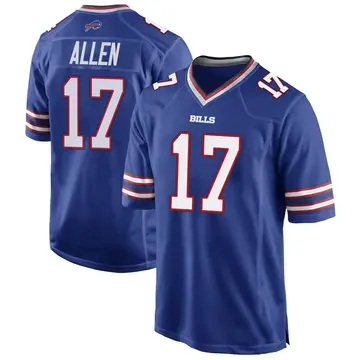 Youth Buffalo Bills Josh Allen Royal Blue Game Team Color Jersey By Nike
