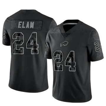 Youth Buffalo Bills Kaiir Elam Black Limited Reflective Jersey By Nike
