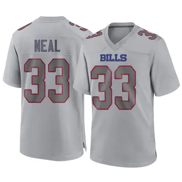 Youth Buffalo Bills Siran Neal Gray Game Atmosphere Fashion Jersey By Nike