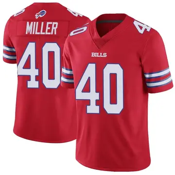 Youth Buffalo Bills Von Miller Red Limited Color Rush Vapor Untouchable Jersey By Nike