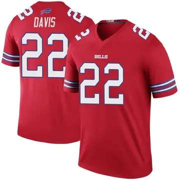 Youth Buffalo Bills Vontae Davis Red Legend Color Rush Jersey By Nike